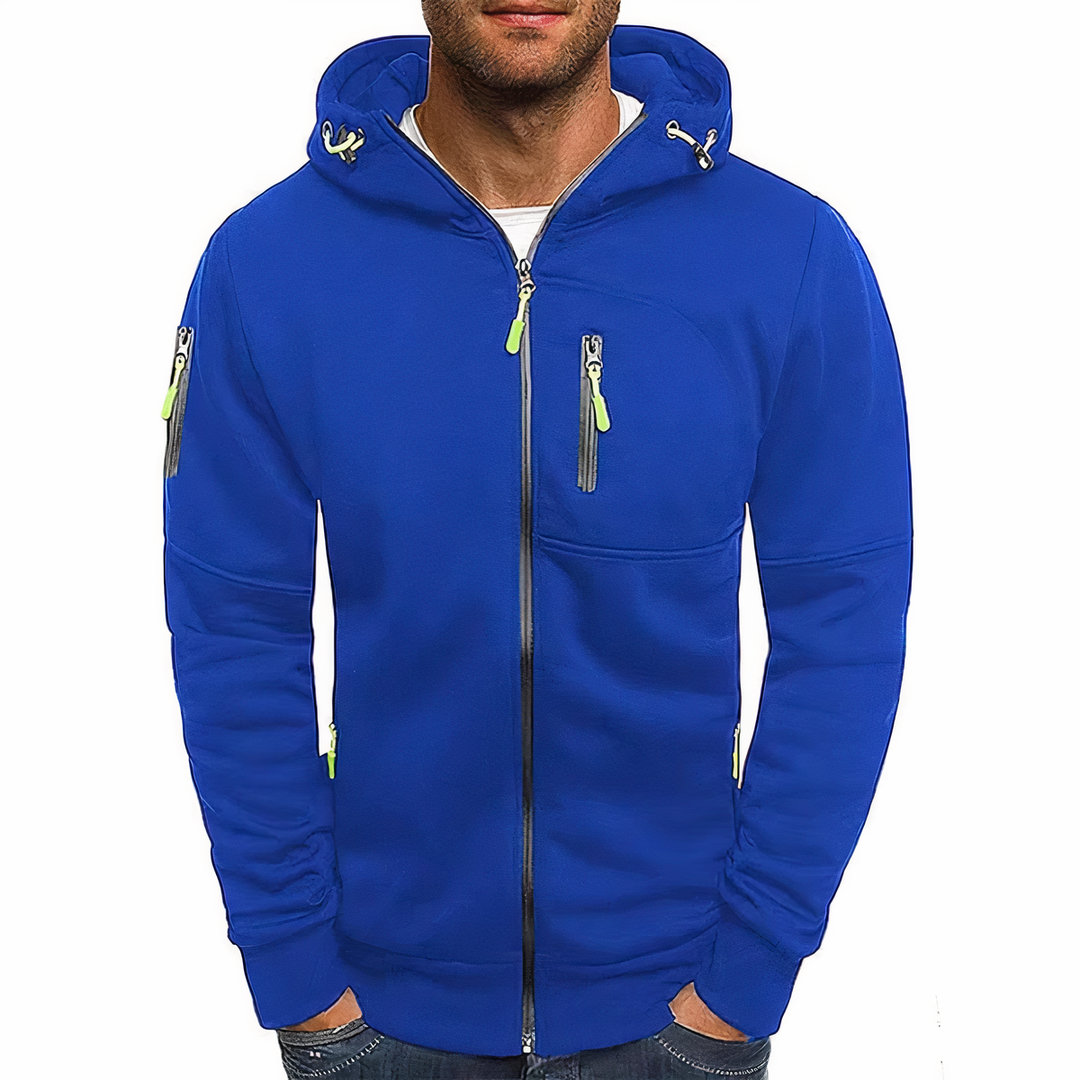 Fashionable zip-up hoodie - Markus