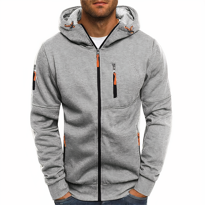 Fashionable zip-up hoodie - Markus