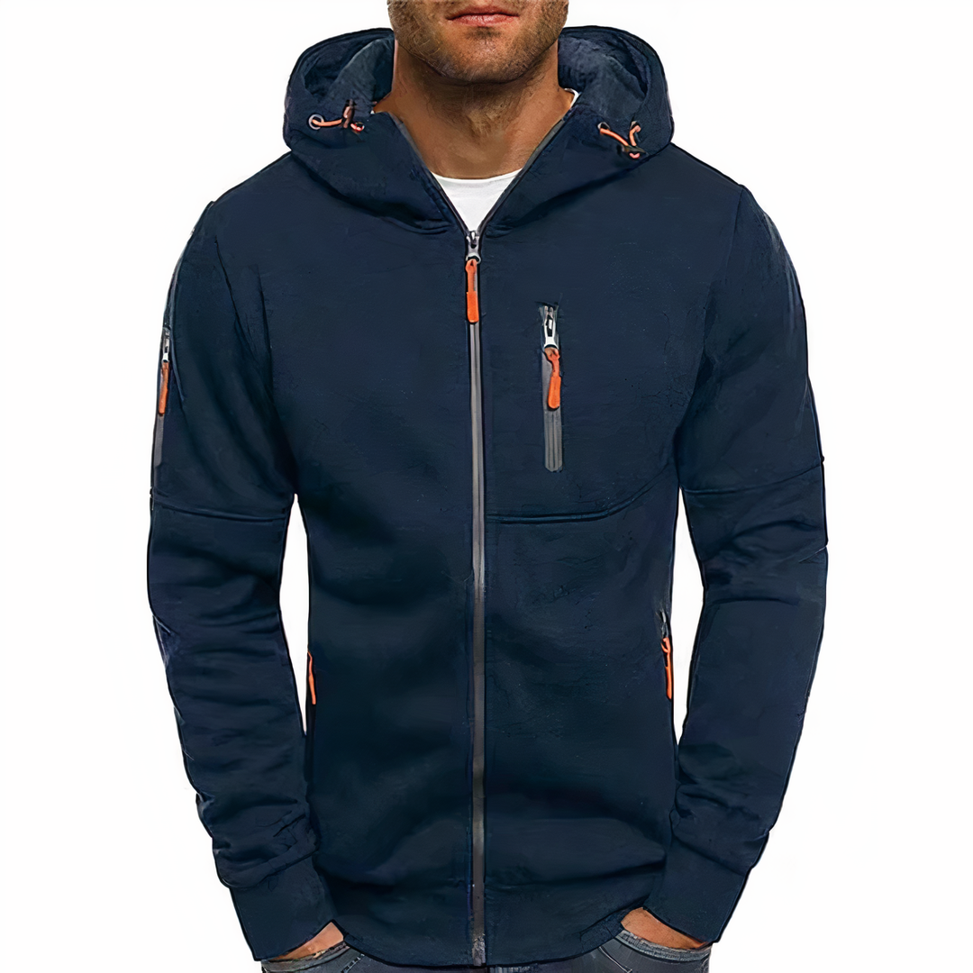Fashionable zip-up hoodie - Markus