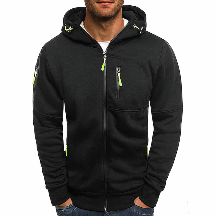 Fashionable zip-up hoodie - Markus