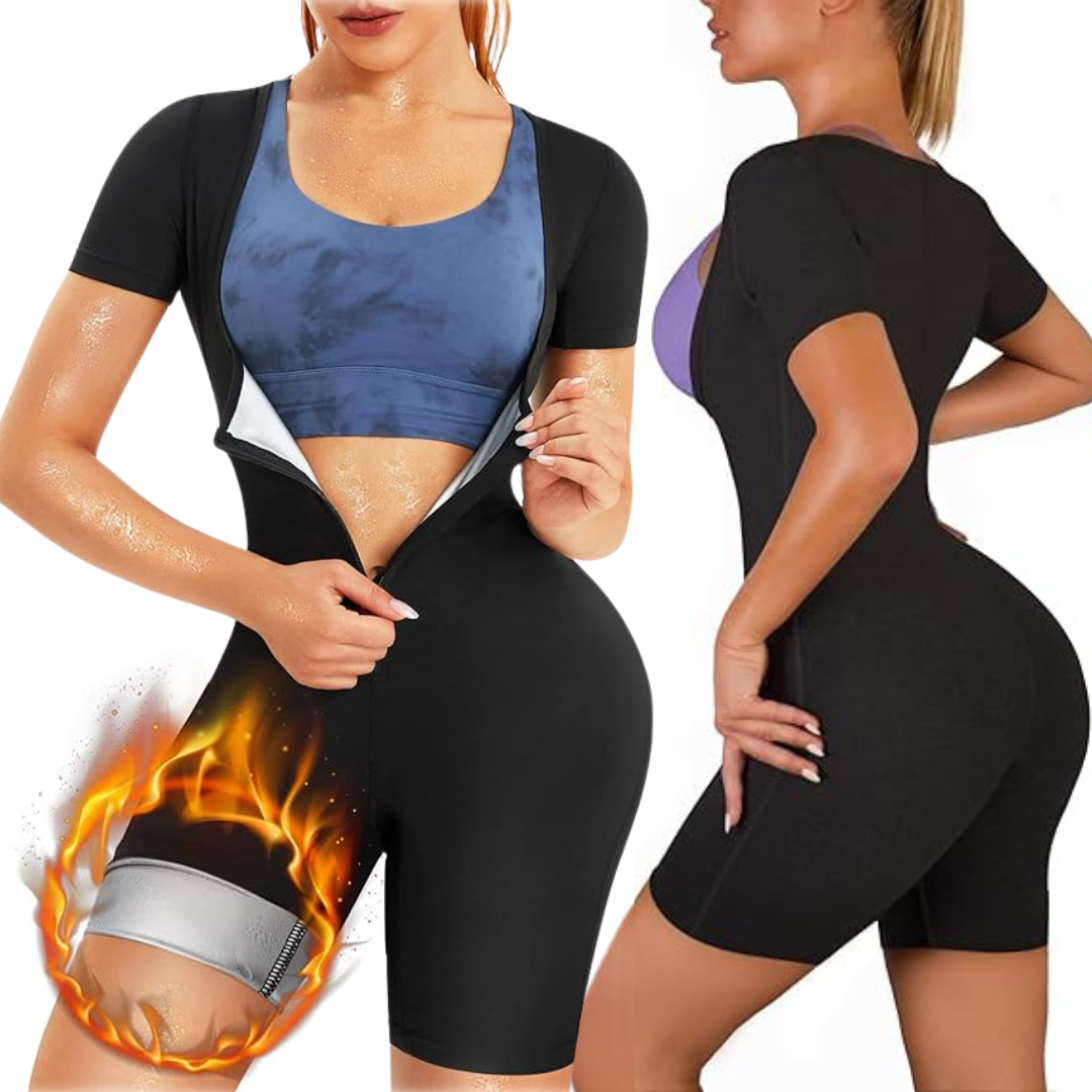 Shapewear Alina | Neoprene sauna suit for waist, belly and legs-Sauna package Alina-S-The Livary