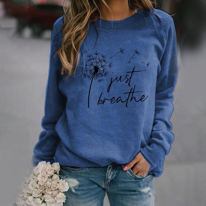 Stylish Sweatshirt for Women - Elodie-Blue-S-The Livary