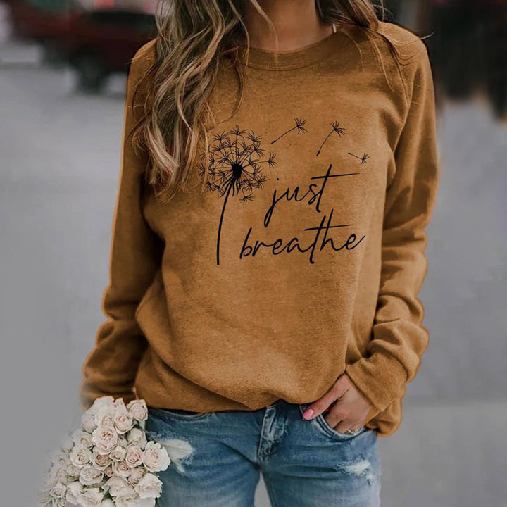 Stylish Sweatshirt for Women - Elodie-Brown-S-The Livary