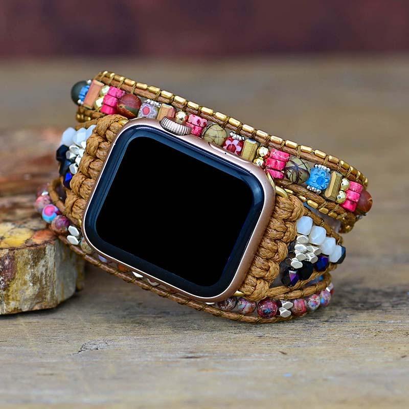 Gemstone Apple Watch Band - Nova-S (5.51-6.30 inches)-The Livary