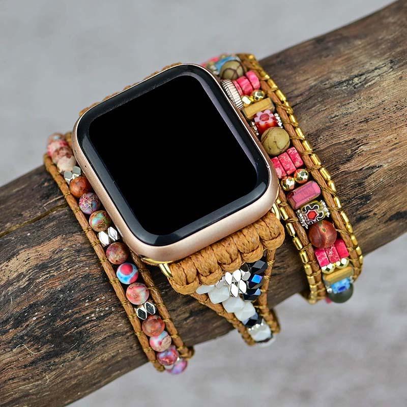 Gemstone Apple Watch Band - Nova-S (5.51-6.30 inches)-The Livary