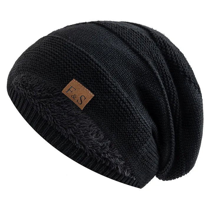 Warm Winter Hat with Fleece Lining - Luna