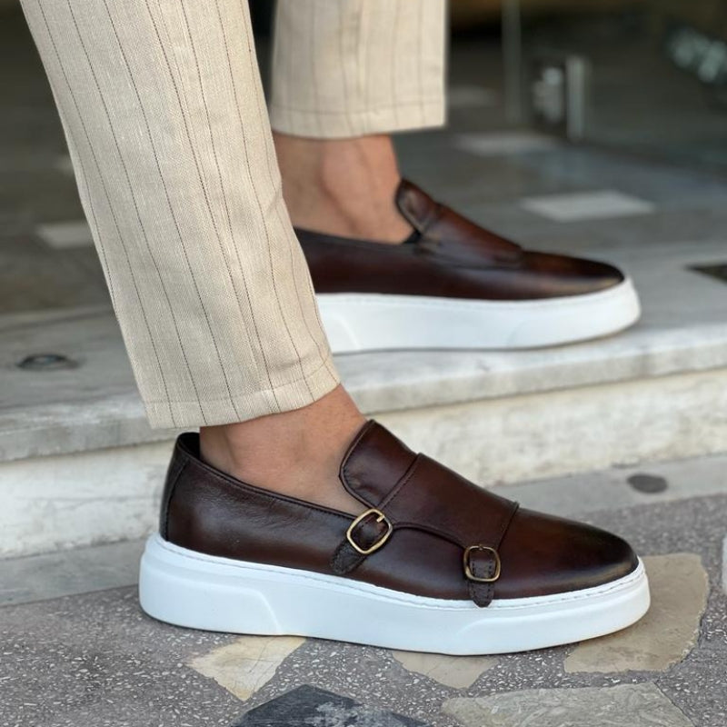 Leather Slip-On Loafers - Lorenzo