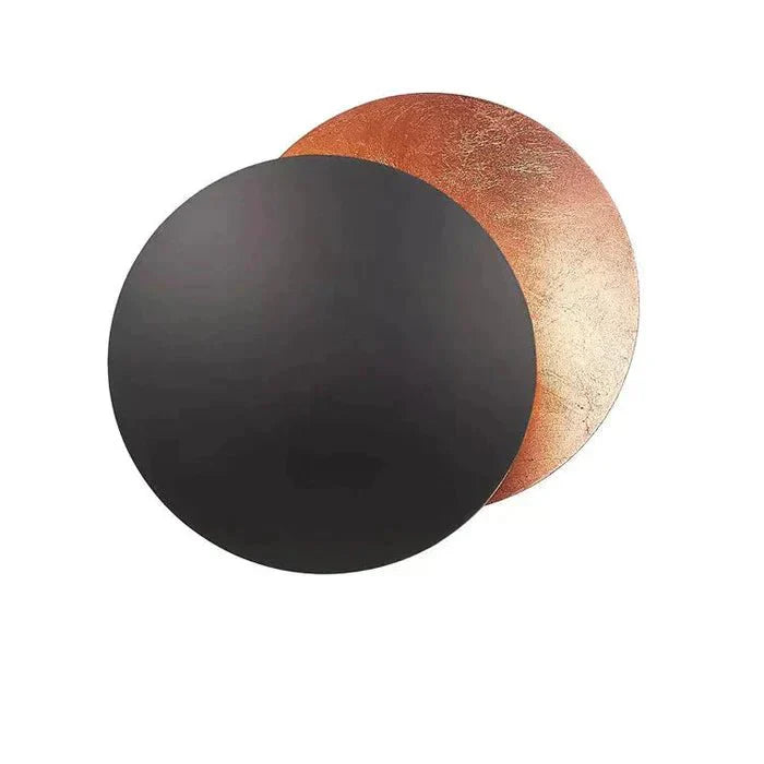 Solar Eclipse Wall Lamp - Solaris-Copper/Black-7.87 inches-The Livary