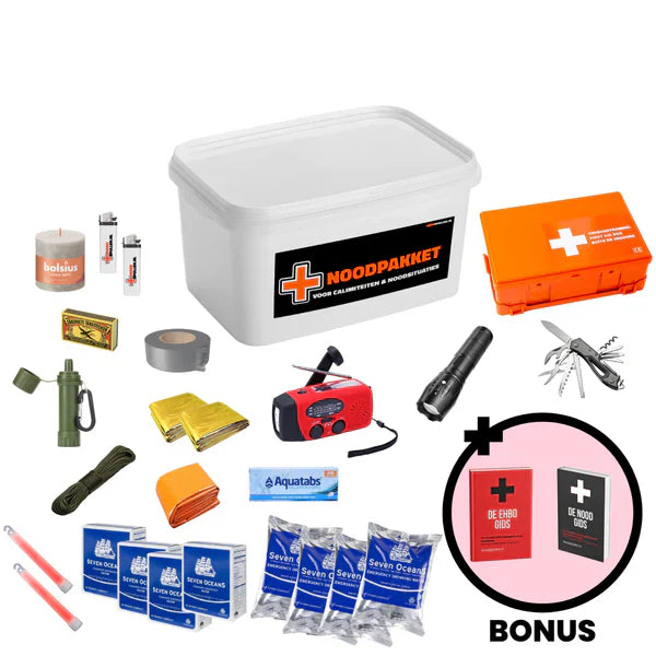 Premium Emergency Kit in Plastic Bucket (12.8L) - SafeBucket-The Livary