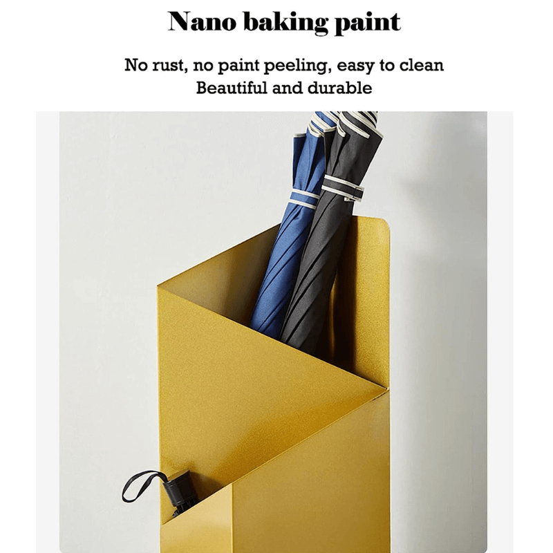 Umbrella stand with drip tray – Strömma-Red-The Livary