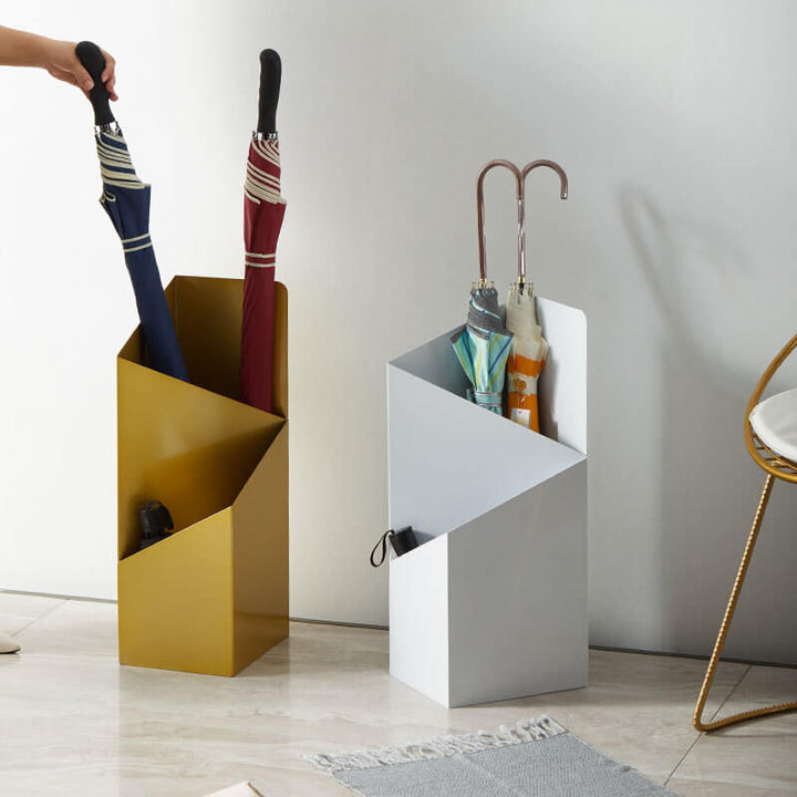 Umbrella stand with drip tray – Strömma-Red-The Livary