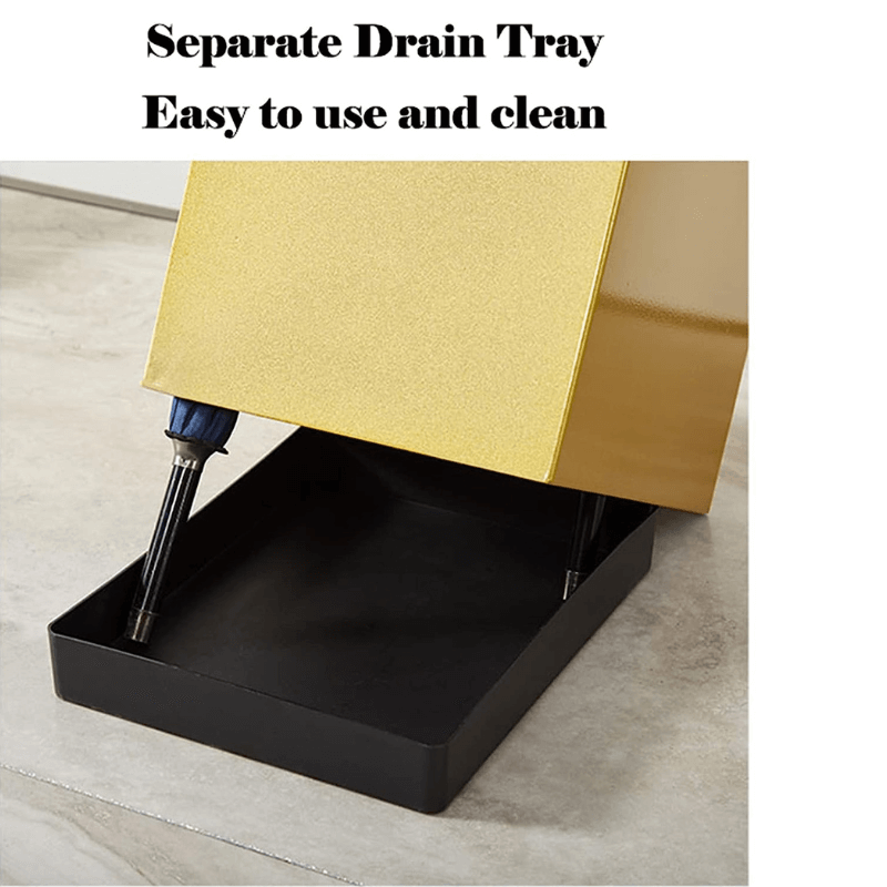 Umbrella stand with drip tray – Strömma-Red-The Livary