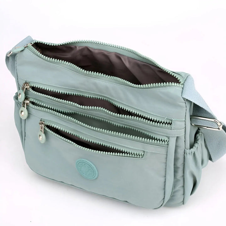 Waterproof and Spacious Women's Shoulder Bag - Maya-Black-The Livary