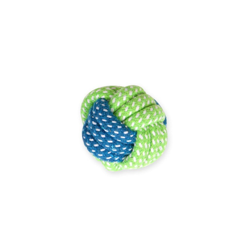 Dog Tugging Toy - Tug & Play Rope Ball-Ball with loop 14.17 inches-The Livary