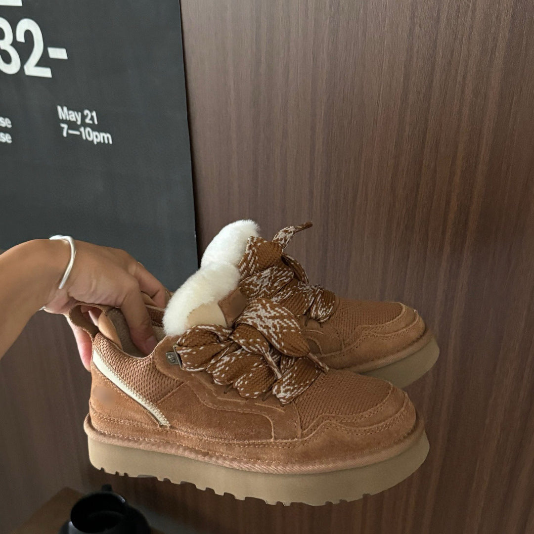 Comfortable and Warm Suede Winter Boots - CozyStep Winter Boots-Beige-3-The Livary