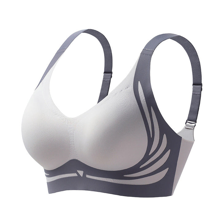 Wireless Push-up Bra – ComfortLift-Blue-M(BC)(45-55KG)-The Livary