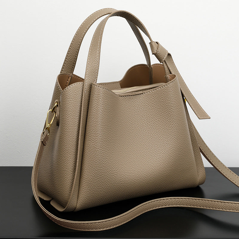 Stylish Ladies' Handbag - Isabella-Brown-The Livary