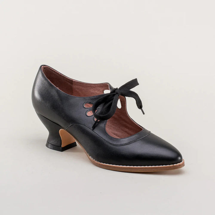 Orthopaedic leather pumps – Viviana-Black-2.5-The Livary