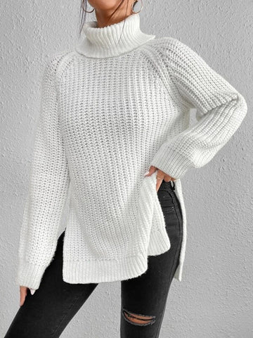 Roll-neck jumper for women - Velmora-Black-S-The Livary