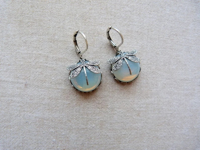 Vintage Butterfly Earrings - Aurora (Buy 1 Get 1 Free)-Moonstone-The Livary