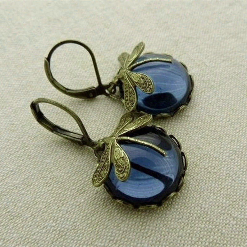 Vintage Butterfly Earrings - Aurora (Buy 1 Get 1 Free)-Grey Blue-The Livary