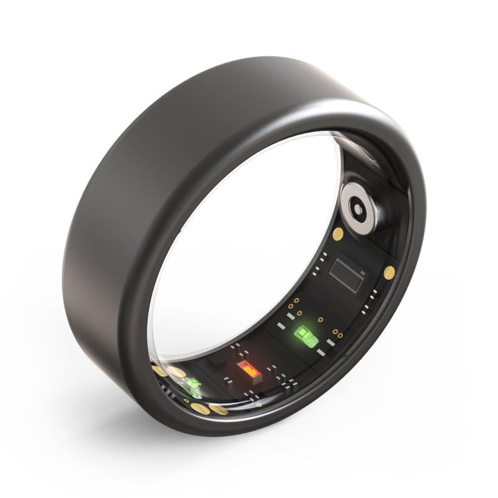 Smart Ring with Health Monitoring - Luna-Black-0.71 inches-The Livary