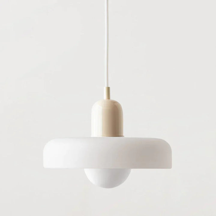 Hanging Ceiling Lamp - NordicLuxe-White-Beige-25 x 18 cm-The Livary