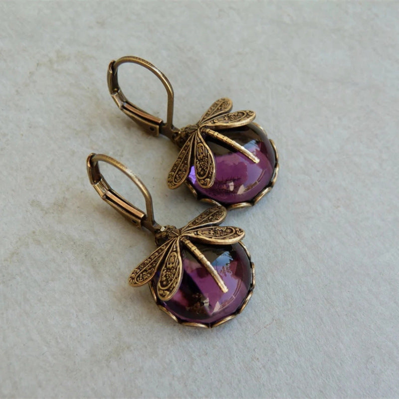 Vintage Butterfly Earrings - Aurora (Buy 1 Get 1 Free)-Purple-The Livary