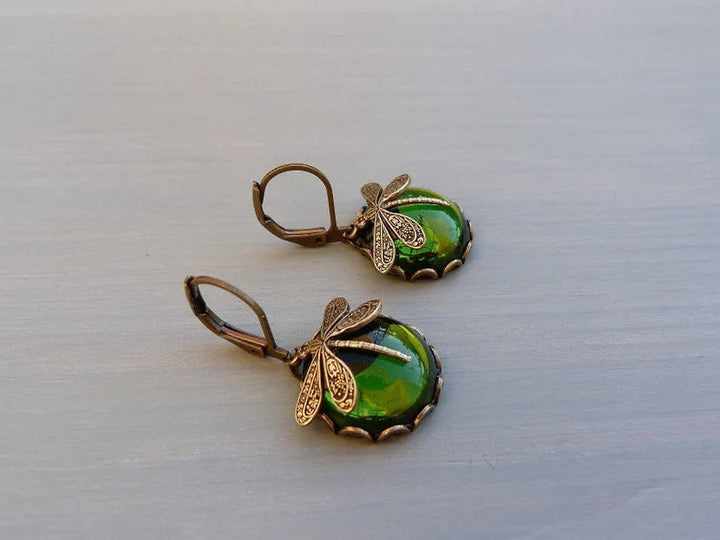 Vintage Butterfly Earrings - Aurora (Buy 1 Get 1 Free)-Green-The Livary