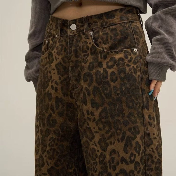 Trendy Leopard Print Jeans - Layla-Leopard-S-The Livary
