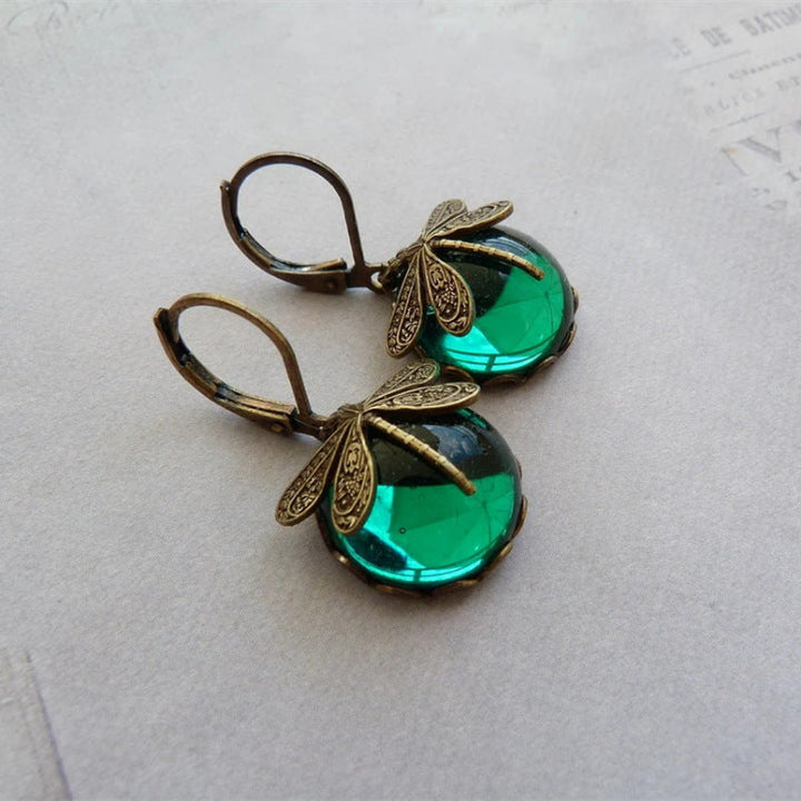 Vintage Butterfly Earrings - Aurora (Buy 1 Get 1 Free)-Dark green-The Livary