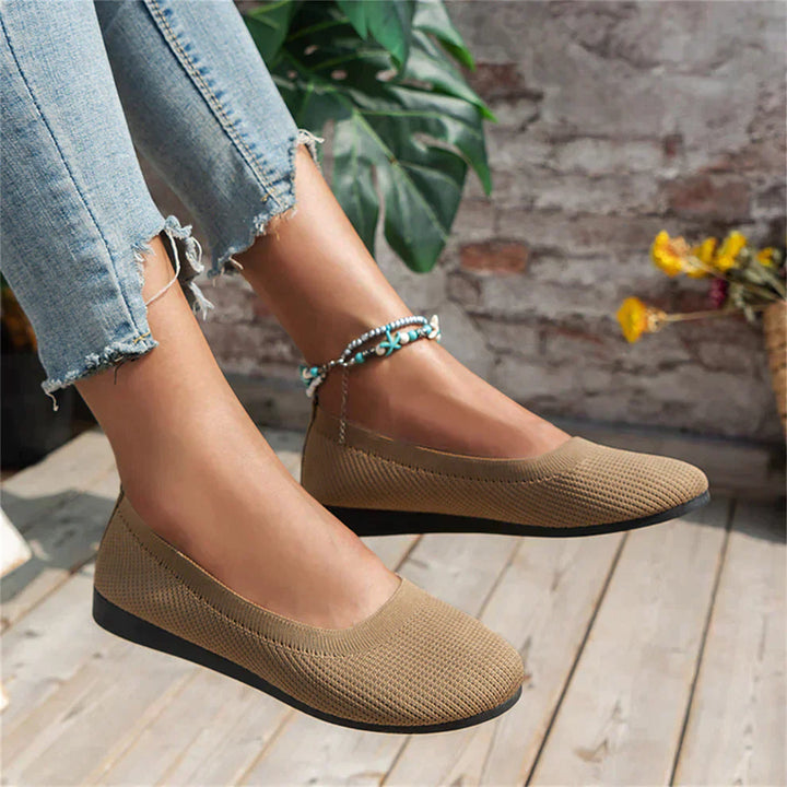 Orthopaedic Slip-On Shoes - Lupine-Khaki-3.5-The Livary
