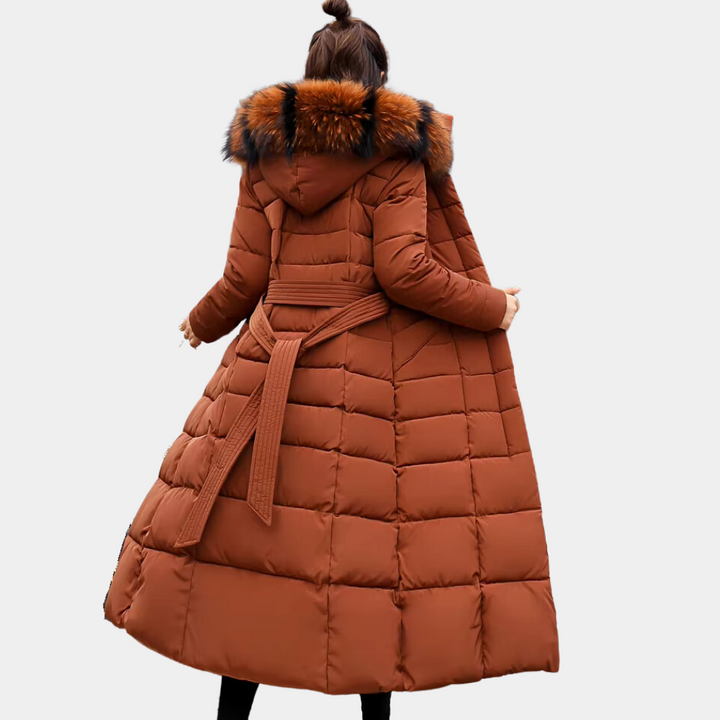 Warm Winter Coat for Women - Isabelle-Green-XS-The Livary