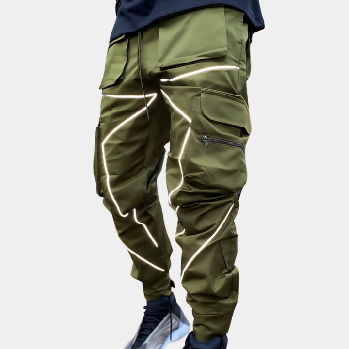 Comfort Fit Cargo Trousers for Men - Ryder-Green-XS-The Livary