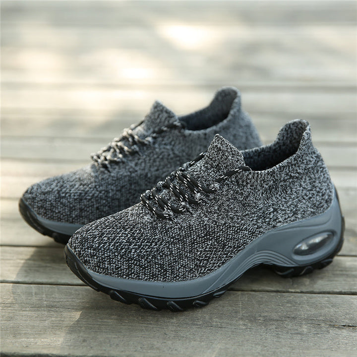 Pain-Relieving Ladies Sneakers - ComfortMax-Black-2.0-The Livary