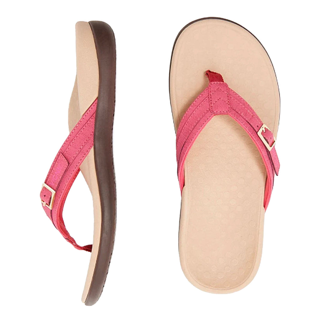 Comfortable orthopedic toe sandals for women - OrthoSummer-Pink-3-The Livary