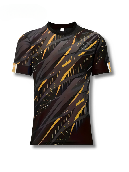 Short-sleeve shirt with striped pattern summer style men's look - Timo (1+1 FREE)-Orange-S-The Livary