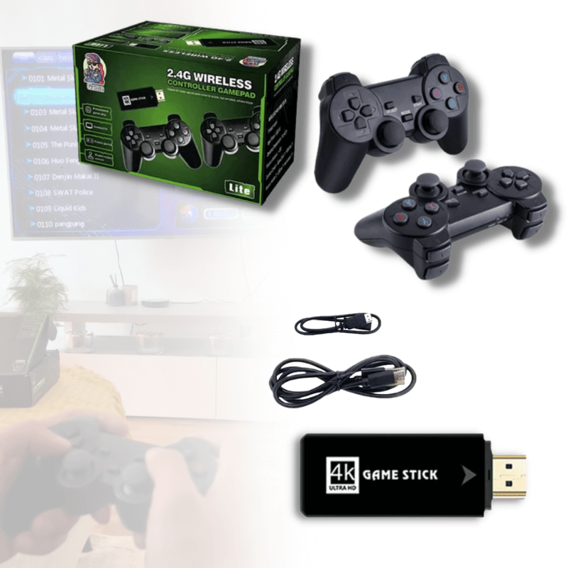 Retro Game Stick with 10,000 Games – Plugbit-The Livary