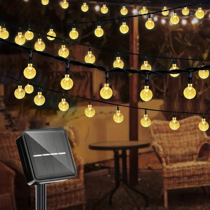 Solar String Lights for Outdoors - EcoGlow-5 Metres - 20 Lights-The Livary