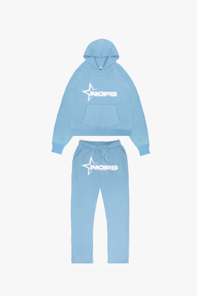 Unisex Tracksuit with Hoodie - Nova-Felt blue-S-The Livary