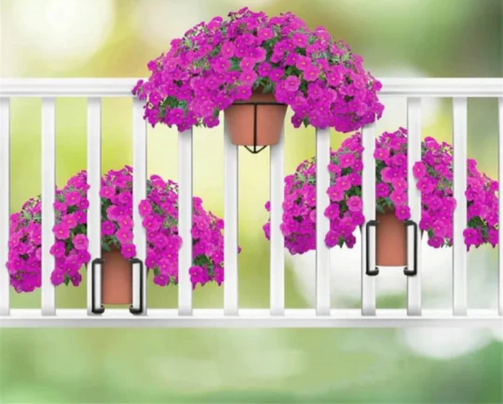 Hanging Railing Plant Holder – Balconia-The Livary