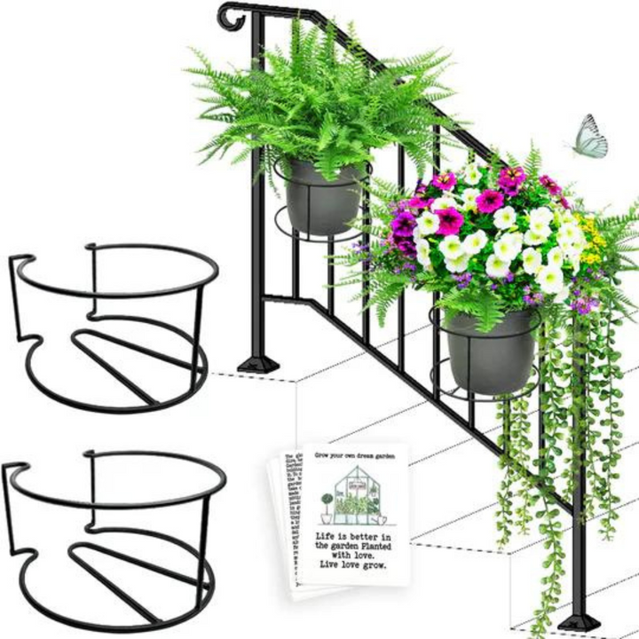 Hanging Railing Plant Holder – Balconia-The Livary