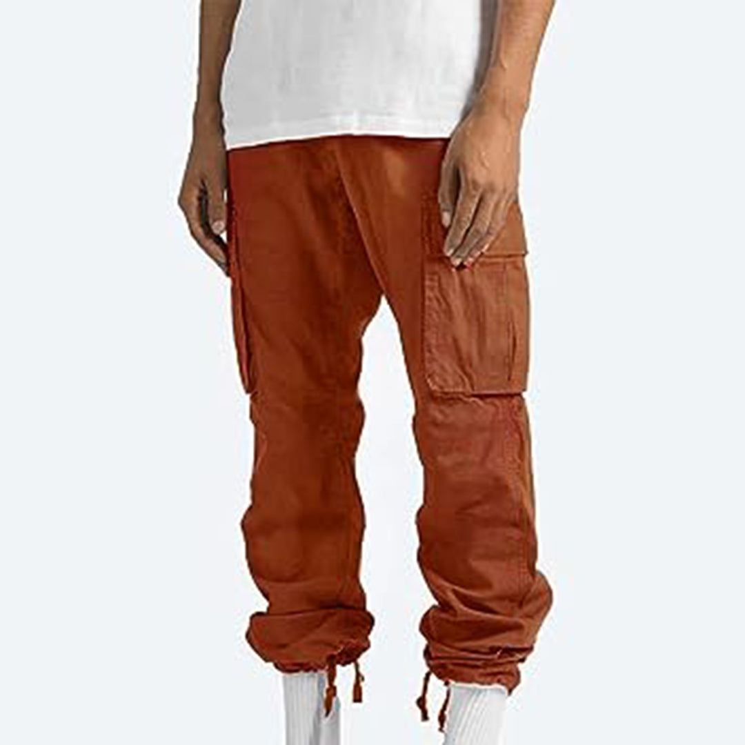Howard - Casual Cargo Trousers for Men-Grey-S-The Livary