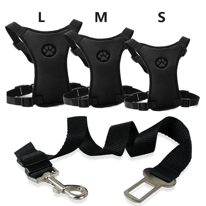 Car seat belt with Comfortable Harness for Dogs - PawSafe-S-The Livary