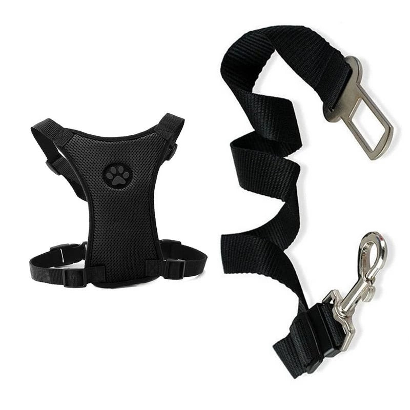 Car seat belt with Comfortable Harness for Dogs - PawSafe-S-The Livary