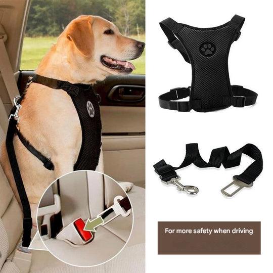 Car seat belt with Comfortable Harness for Dogs - PawSafe-S-The Livary