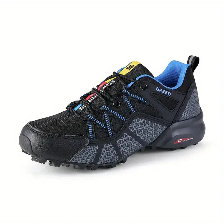Breathable men's hiking shoes with support and comfort – TrailStep Pro-Blue-6-The Livary