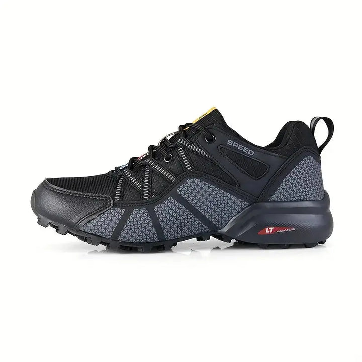 Breathable men's hiking shoes with support and comfort – TrailStep Pro-Blue-6-The Livary