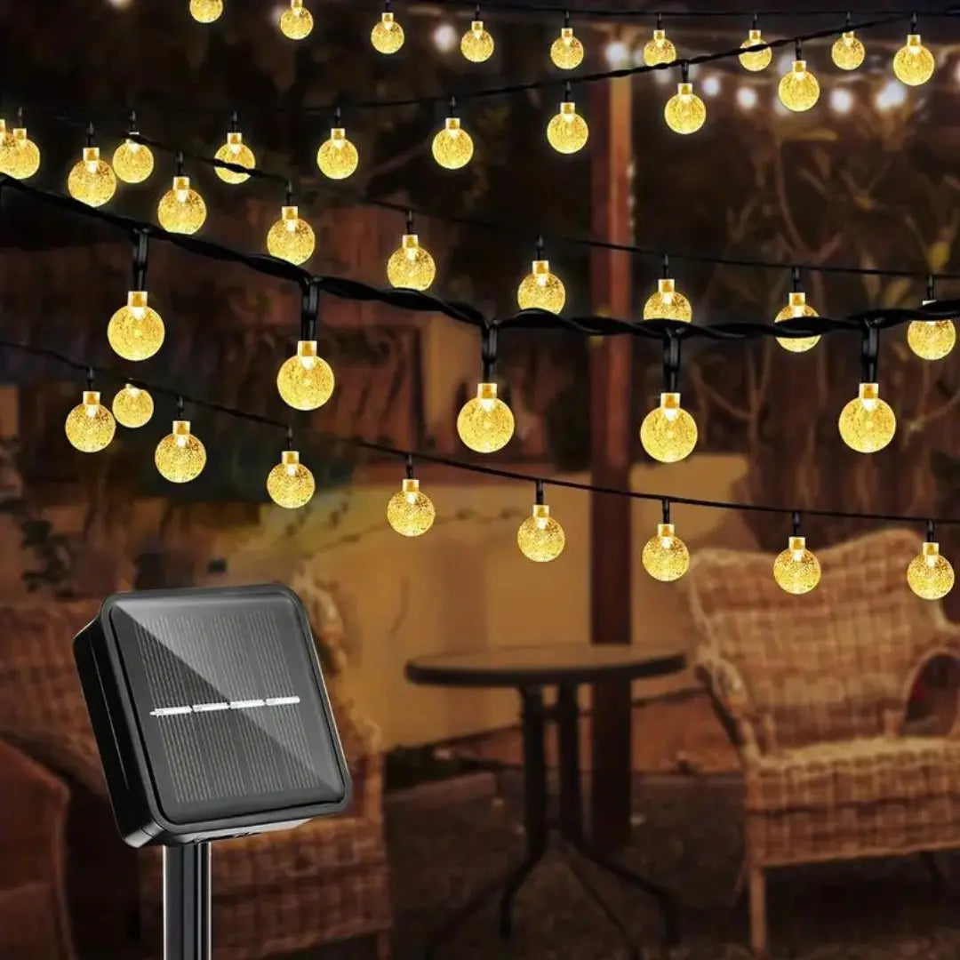 Sustainable LED Light Chain - SolarGlow-5 Metres - 20 Lights-The Livary