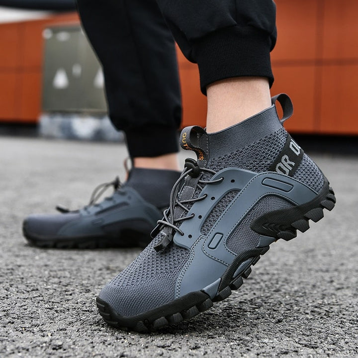 Barefoot sock shoes for men with non-slip sole – Maxim-Black-6-The Livary